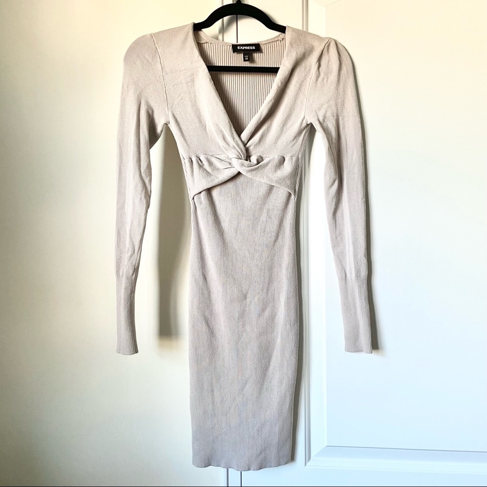 EXPRESS sweater Bodycon dress XXS